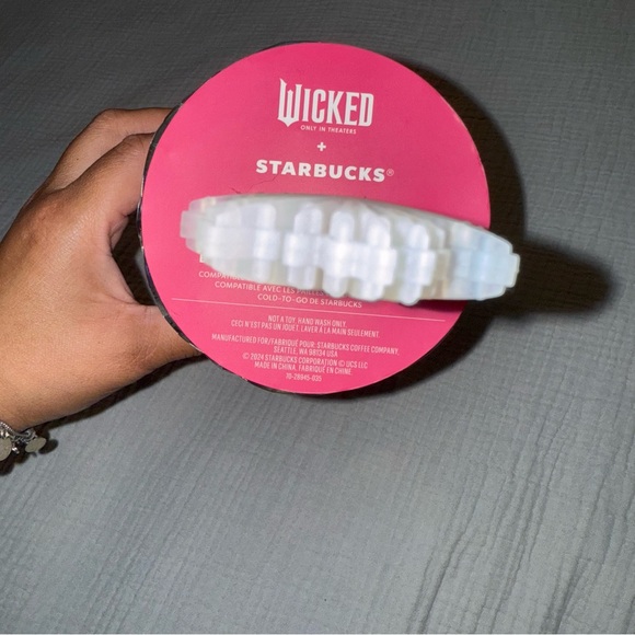 Starbucks Wicked Glinda Prism Iridescent Tumbler 2024 with Straw - Picture 12 of 14